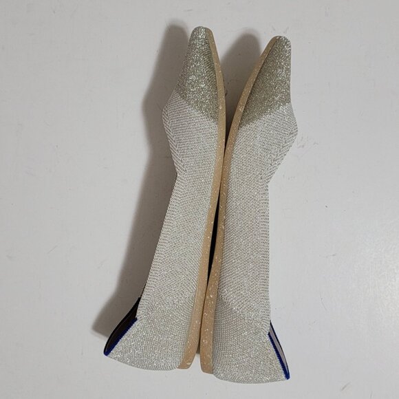 NEW Rothys The Point Flats Womens 10 Shimmer Soft Comfy Chic Contemporary Fairy - Picture 4 of 8
